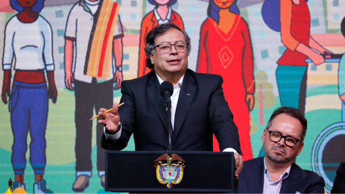 Telediario 1 - Un año del Gobierno de Petro en Colombia, empañado por el escándalo de su hijo