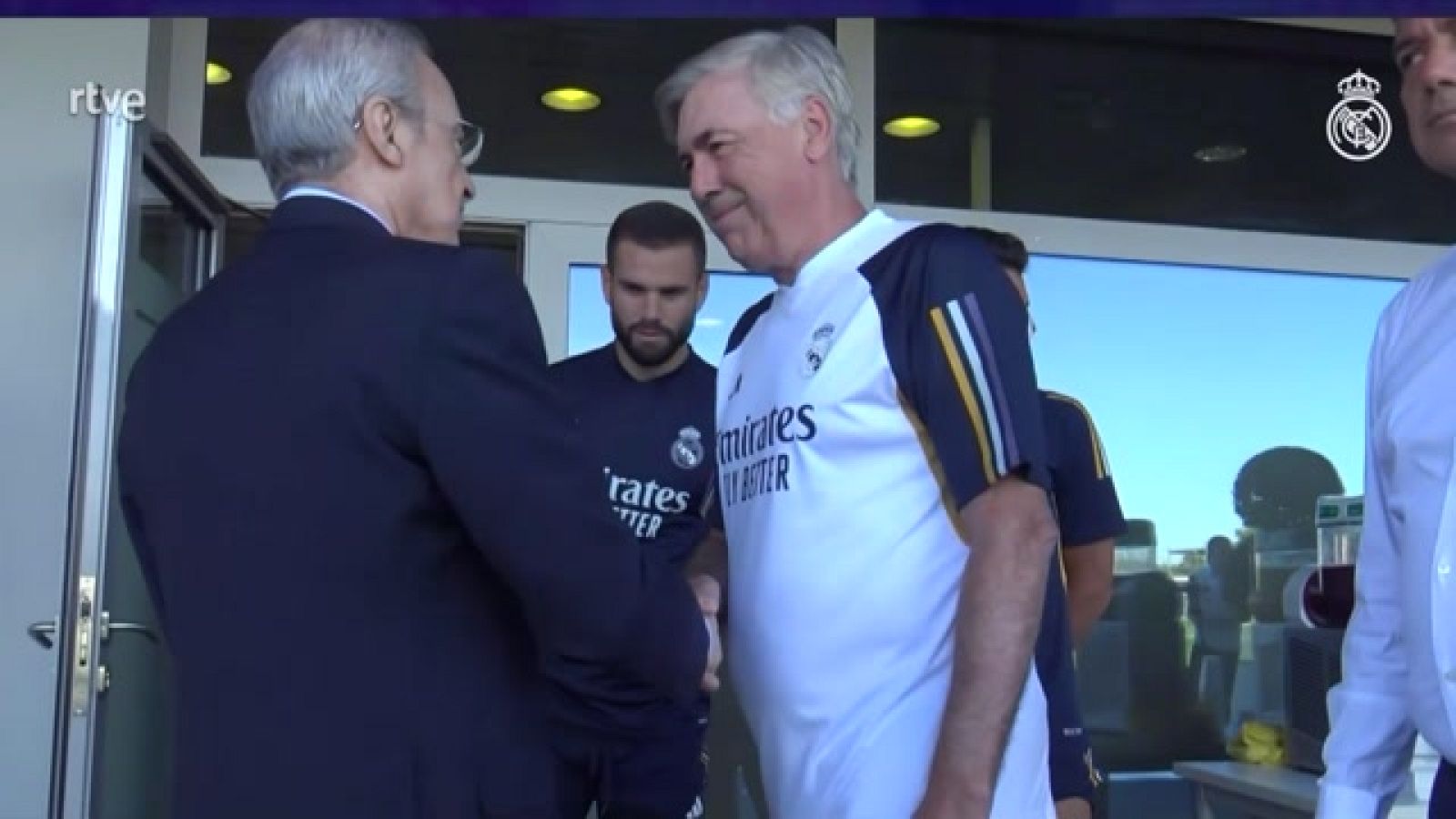 Visita de Florentino Pérez a Valdebebas antes del inicio de la Liga | Ver