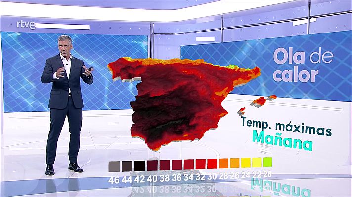 El tiempo - Temperaturas significativamente altas en el cuadrante suroeste peninsular y sur de Galicia