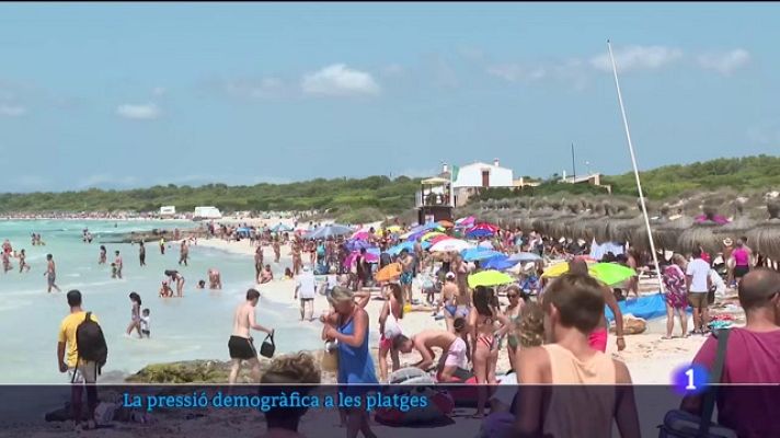 Informatiu Balear - La pressió demogràfica a les platges