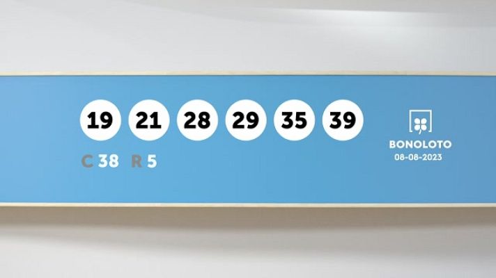 SELAE - Sorteo de la Lotería Bonoloto y Euromillones del 08/08/2023