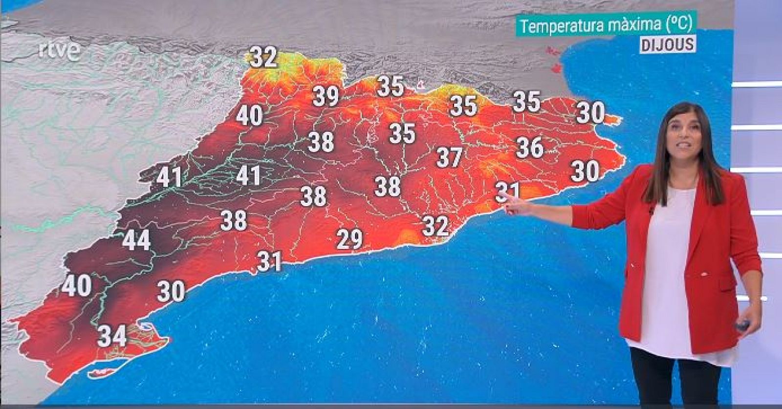 El Temps (09/08/2023) - Nou pic de calor extrema: temperatures superiors als 40ºC