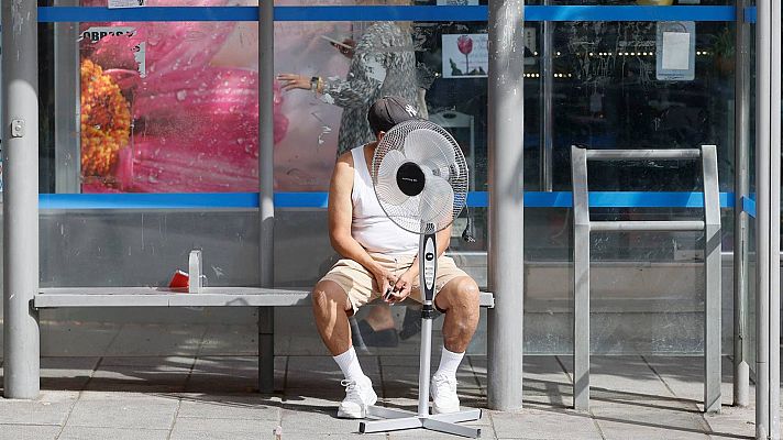 Telediario 1 - Aumenta el precio de la electricidad y roza los 100 euros MW/h en plena ola de calor