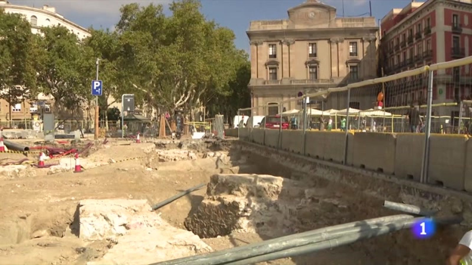 Troben importants restes arqueologiques a les obres de la Rambla de Barcelona