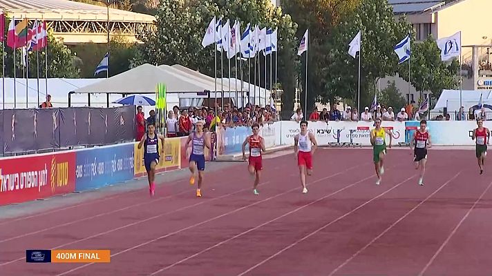 Atletismo - Campeonato de Europa Sub-20. Final 400m masculinos