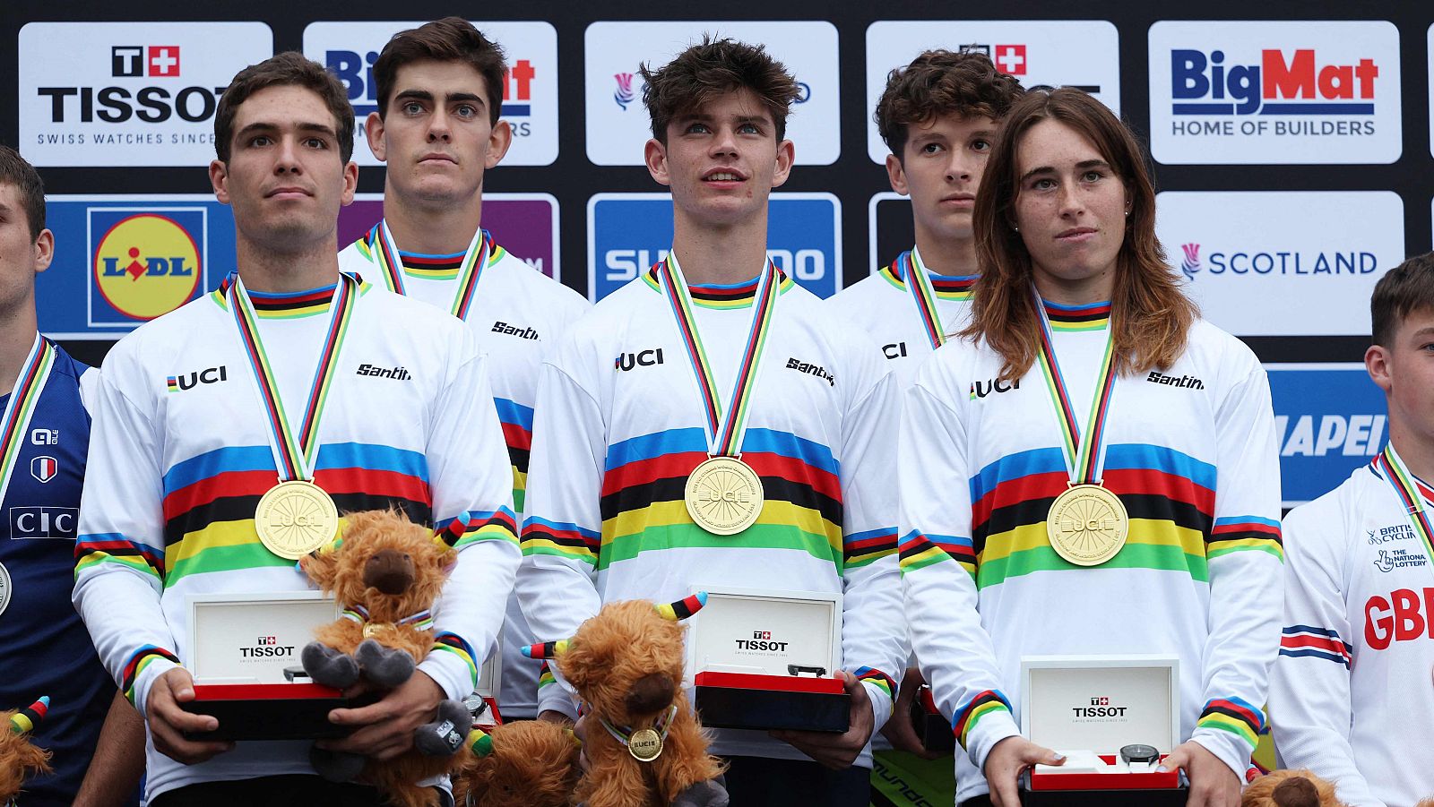Mundial ciclismo | España, oro en la modalidad mixta de trial por equipos | Ver