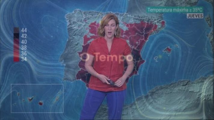 Telexornal - Galicia - El tiempo en Galicia 10-08-2023