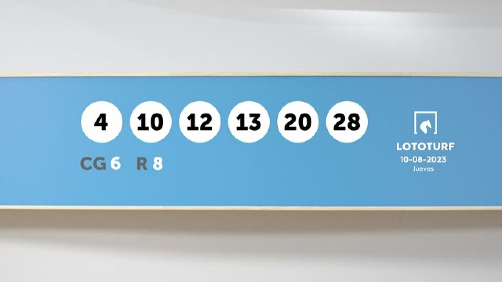 Sorteo de la Lotería Lototurf del 10/08/2023 - Ver ahora