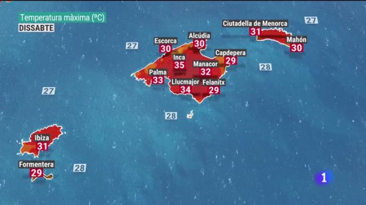 Informatiu Balear - El temps a les Illes Balears - 11/08/23