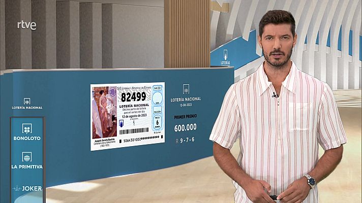 Loterías - Sorteo de la Lotería Nacional del 12/08/2023