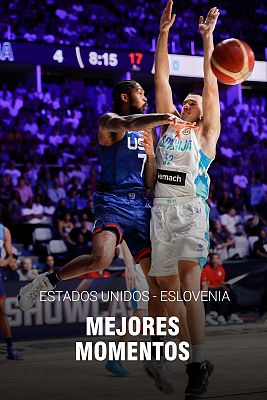 Baloncesto en RTVE - Estados Unidos arrolla a Eslovenia sin Doncic y espera a España el domingo