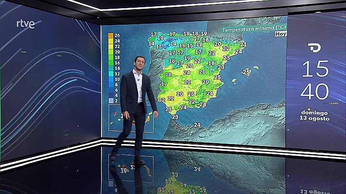 El tiempo - Temperaturas significativamente altas en Canarias y en zonas de la mitad sur y centro peninsulares y del valle del Ebro