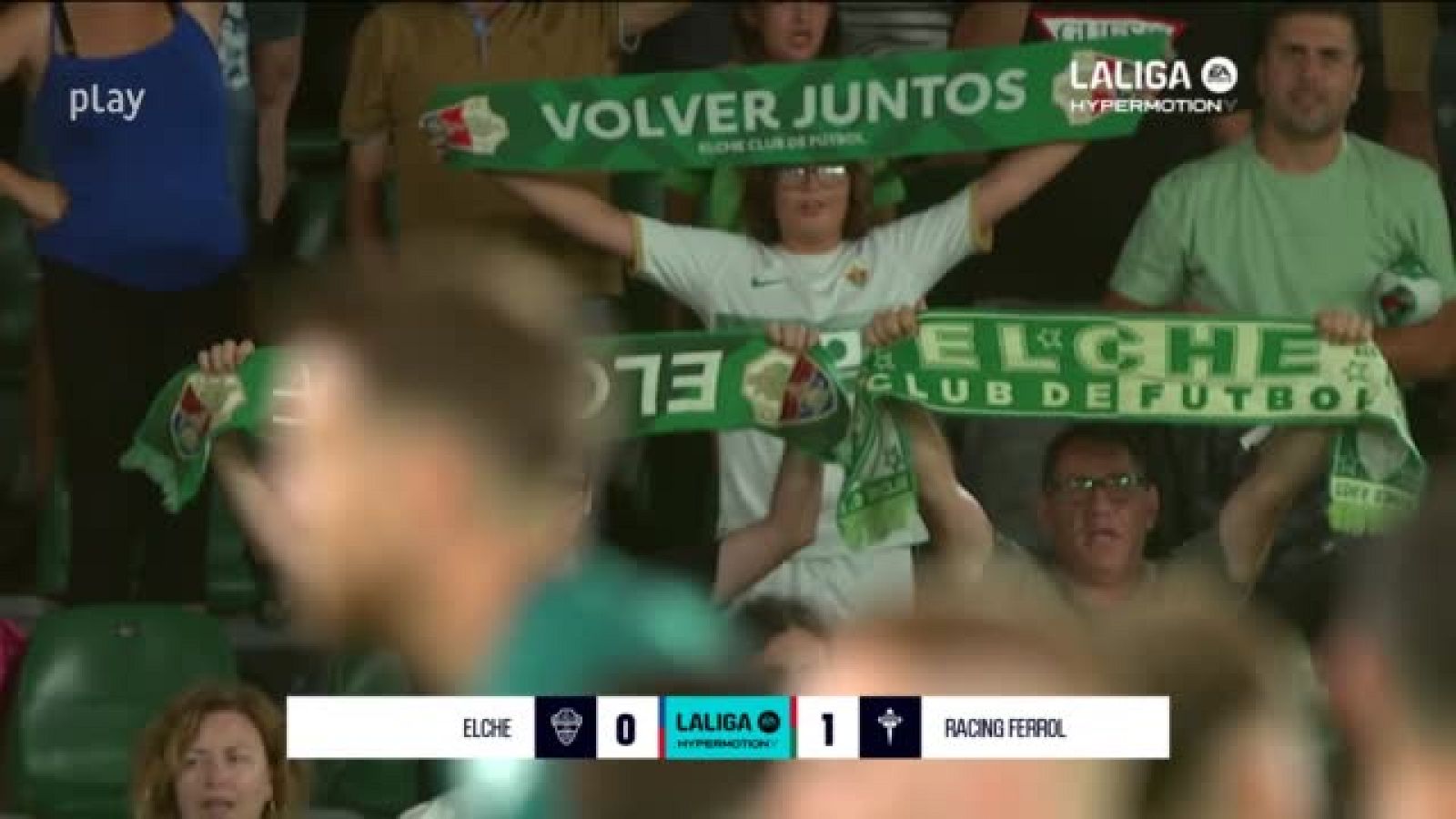 Elche - Ferrol: resumen del partido, 1ª jornada. Ver en RTVE Play