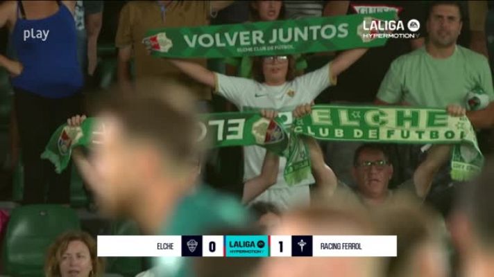 Resúmenes de LaLiga - Elche - Ferrol: resumen del partido, 1ª jornada