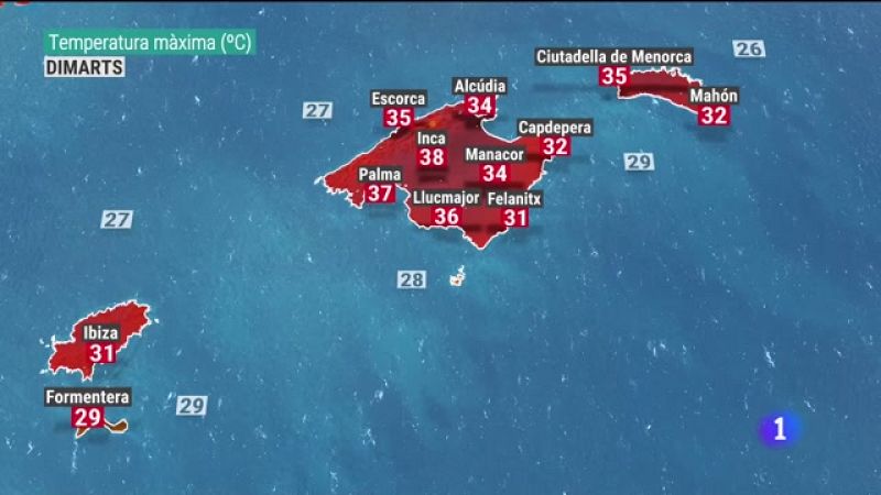 El temps a les Illes Balears - 14/08/23 - Veure ara