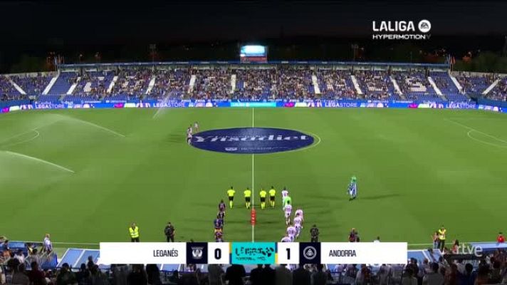 Resúmenes de LaLiga - Leganés - Andorra: resumen partido 1ª jornada de Segunda