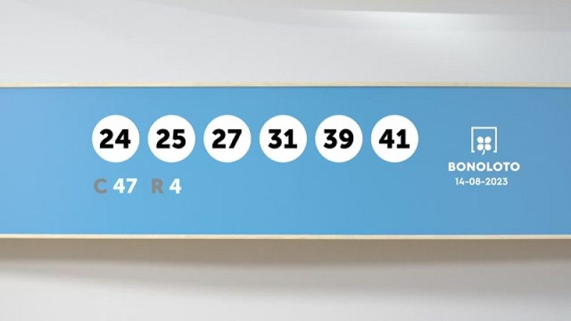 Sorteo de la Lotería Bonoloto del 14/08/2023 - Ver ahora