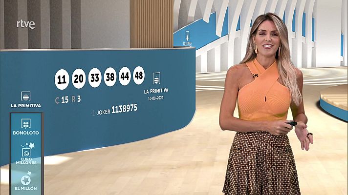 Loterías - Sorteo de la Bonoloto y Primitiva del 14/08/2023
