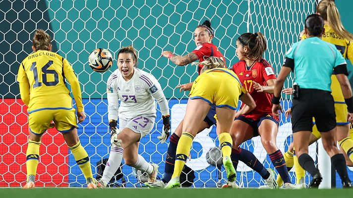 Copa Mundial Femenina de la FIFA 2023 - La gran parada de Cata Coll que salvó el gol de Suecia antes del descanso