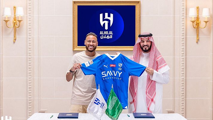 Telediario 2 - Neymar firma por dos temporadas con el Al-Hilal saudí