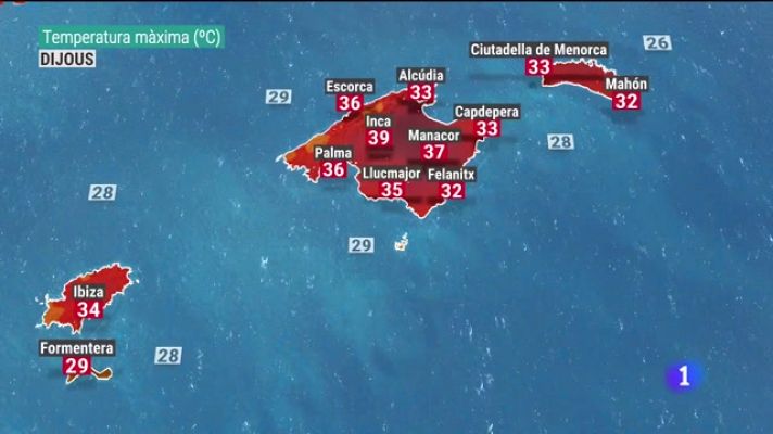 Informatiu Balear - El temps a les Illes Balears - 16/08/23