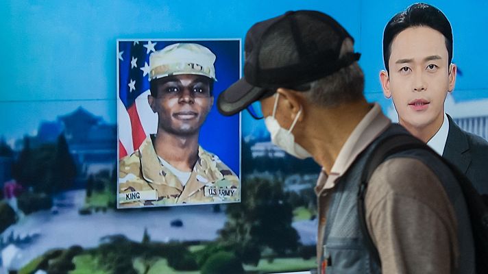 Telediario 1 - El soldado Travis King enfrenta a EE.UU. y Corea del Norte