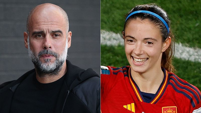 Guardiola: "Aitana Bonmatí es como la Iniesta del fútbol femenino. Estoy enamorado de cómo juega"
