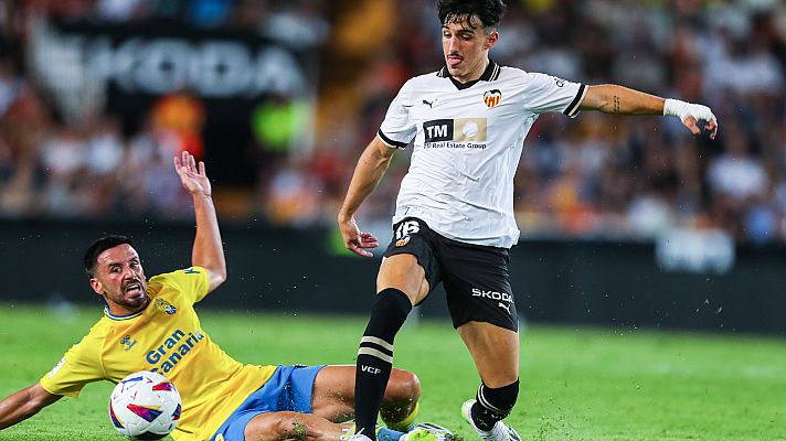 Resúmenes de LaLiga - Valencia - Las Palmas: resumen del partido, 1ª jornada