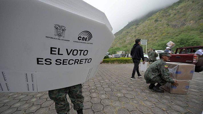 Telediario Fin de Semana - Primera vuelta de las elecciones presidenciales y legislativas en Ecuador