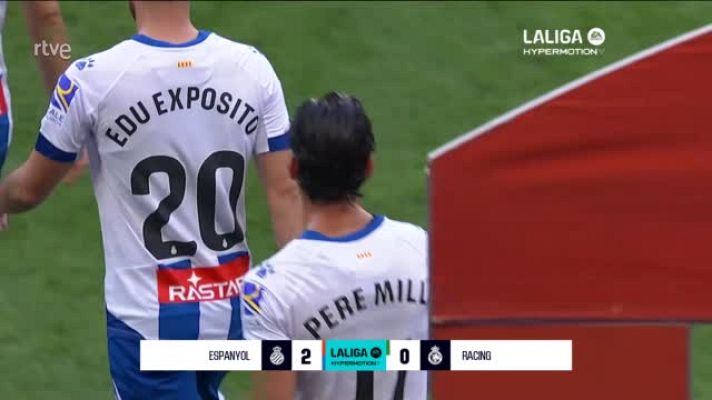 Resúmenes de LaLiga - Espanyol - Racing: resumen del partido de la 2ª jornada de Liga | Segunda
