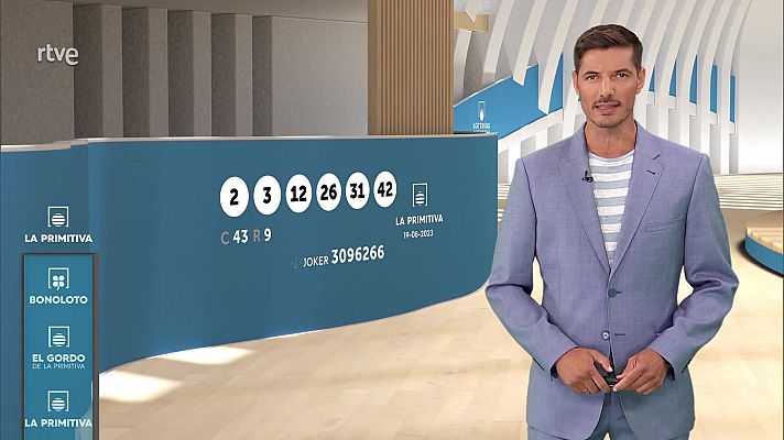 Loterías - Sorteo de la Bonoloto y Primitiva del 19/08/2023