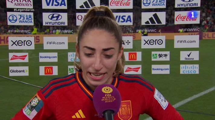 Olga Carmona: \"Teníamos las vibras de que lo íbamos a conseguir\"