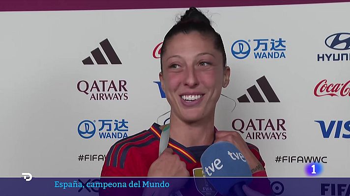 Telediario Fin de Semana - Jenni Hermoso: ''Tenemos una estrella ya pegada en el corazón para siempre''