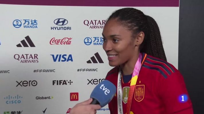Salma Paralluelo: ''Es un sueño de todo un país, estamos súper felices''