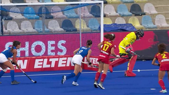 Hockey hierba y sala - Campeonato de Europa femenino: España - Italia