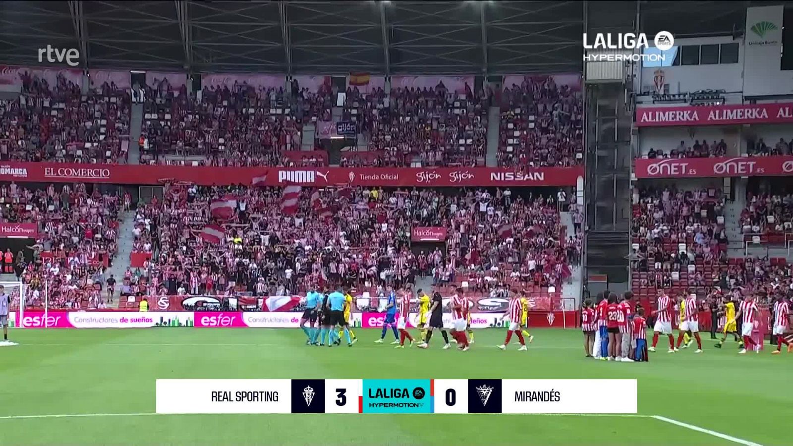 Sporting - Mirandés: resumen del partido de la 2ª jornada de Liga | Segunda - ver ahora