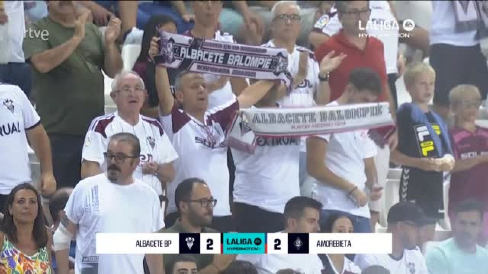 Albacete - Amorebieta: resumen del partido de la 2ª jornada de Liga | Segunda - ver ahora