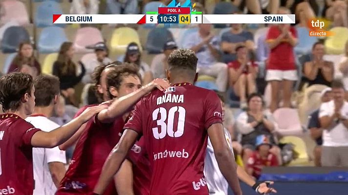 Hockey hierba y sala - España sufre una dolorosa derrota frente a Bélgica y se jugará el pase a semifinales contra Inglaterra