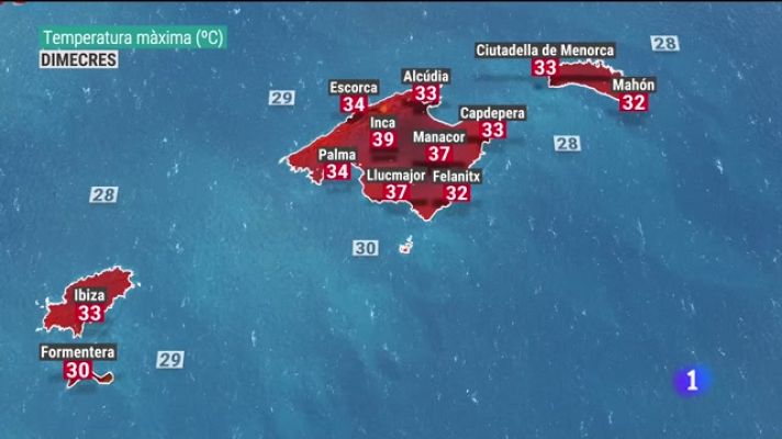 Informatiu Balear - El temps a les Illes Balears - 22/08/23