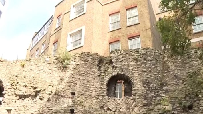 Telediario 1 - Los secretos de la muralla romana de Londres
