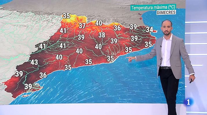 El temps - L'onada de calor toca sostre