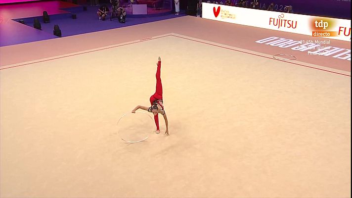 Gimnasia rítmica - Alba Bautista finaliza séptima en la final de aro y aumentan sus opciones de estar en París 2024