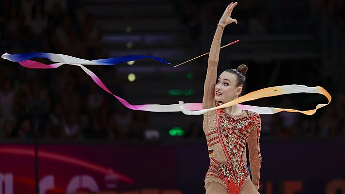 Gimnasia rítmica - Campeonato del Mundo. Finales mazas y cinta