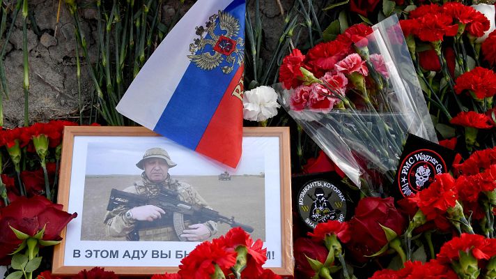 Telediario 1 - El Kremlin niega cualquier implicación en la muerte de Prigozhin