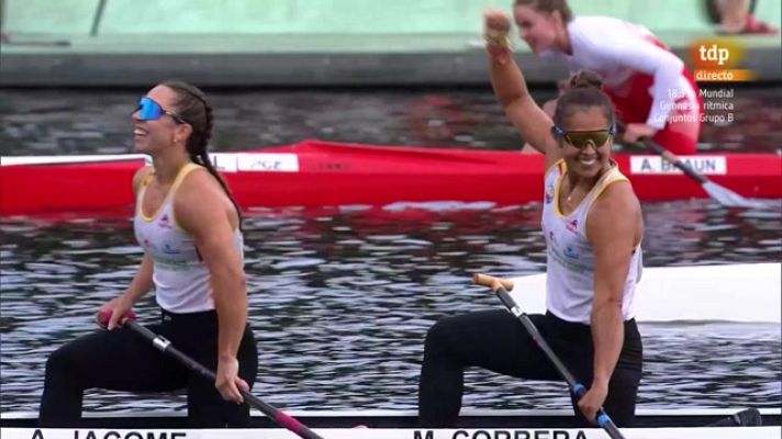  - Antía Jacome logra dos medallas en la primera jornada del campeonato del mundo de piragüismo sprint