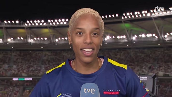 Atletismo - Yulimar Rojas explica su "dramática" victoria en Budapest