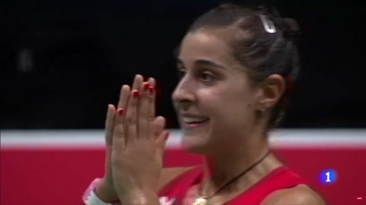 Telediario Fin de Semana - Carolina Marín buscará su cuarto oro tras pasar a la final del Mundial de Copenhague