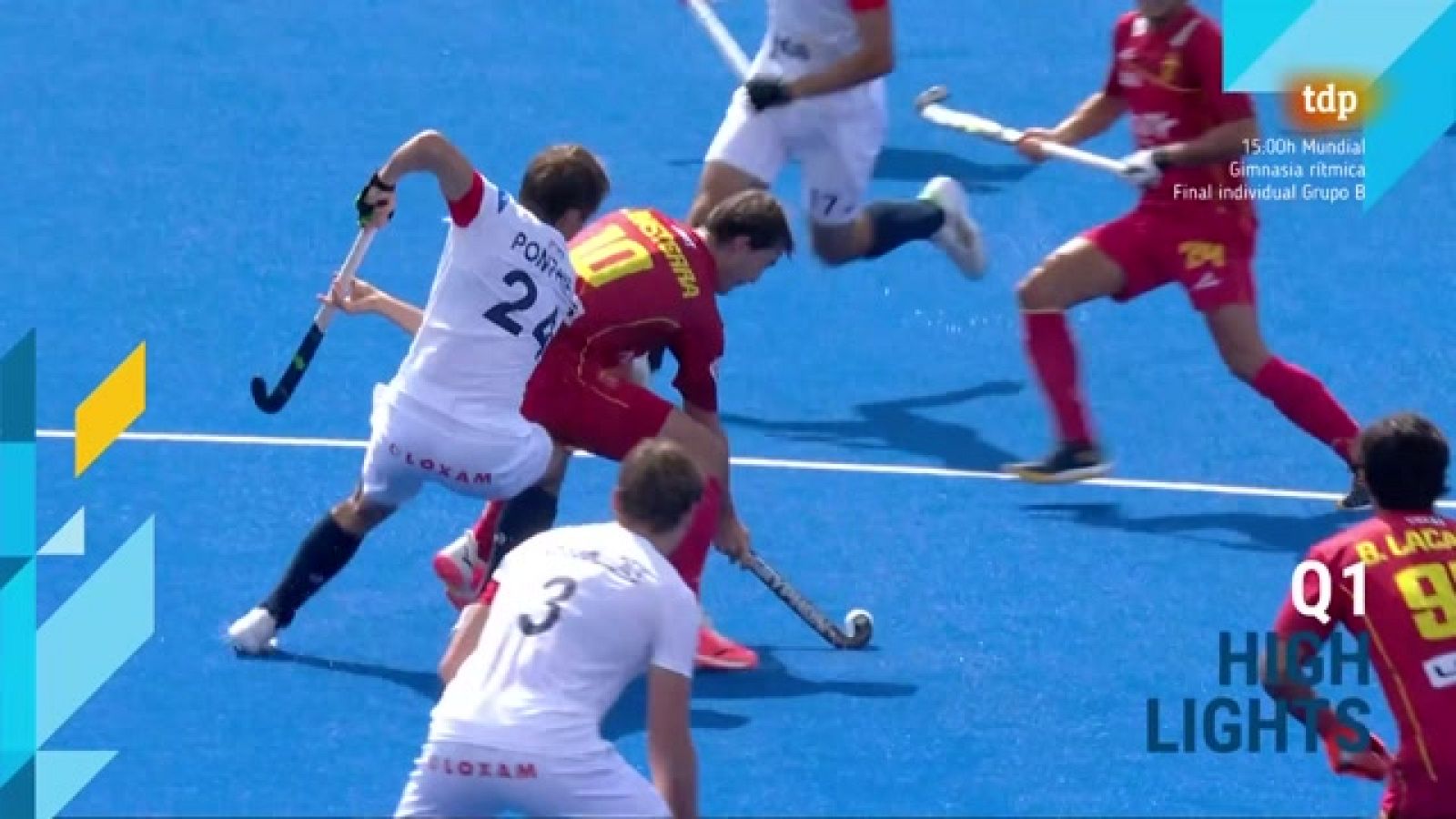 Hockey hierba - Campeonato de Europa masculino. 5º-8º puesto: España - Francia - ver ahora