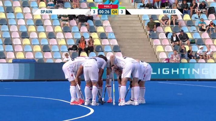  - El gol de Pau Cunill que le da a España la permanencia en la máxima categoría continental del hockey hierba