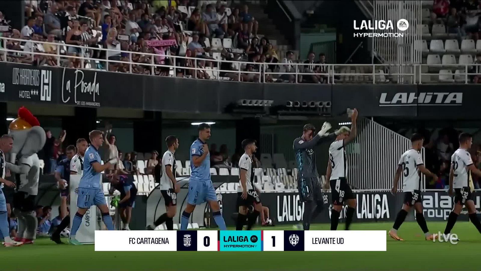 Cartagena - Levante: resumen del partido de la 3ª jornada de Segunda -- ver ahora